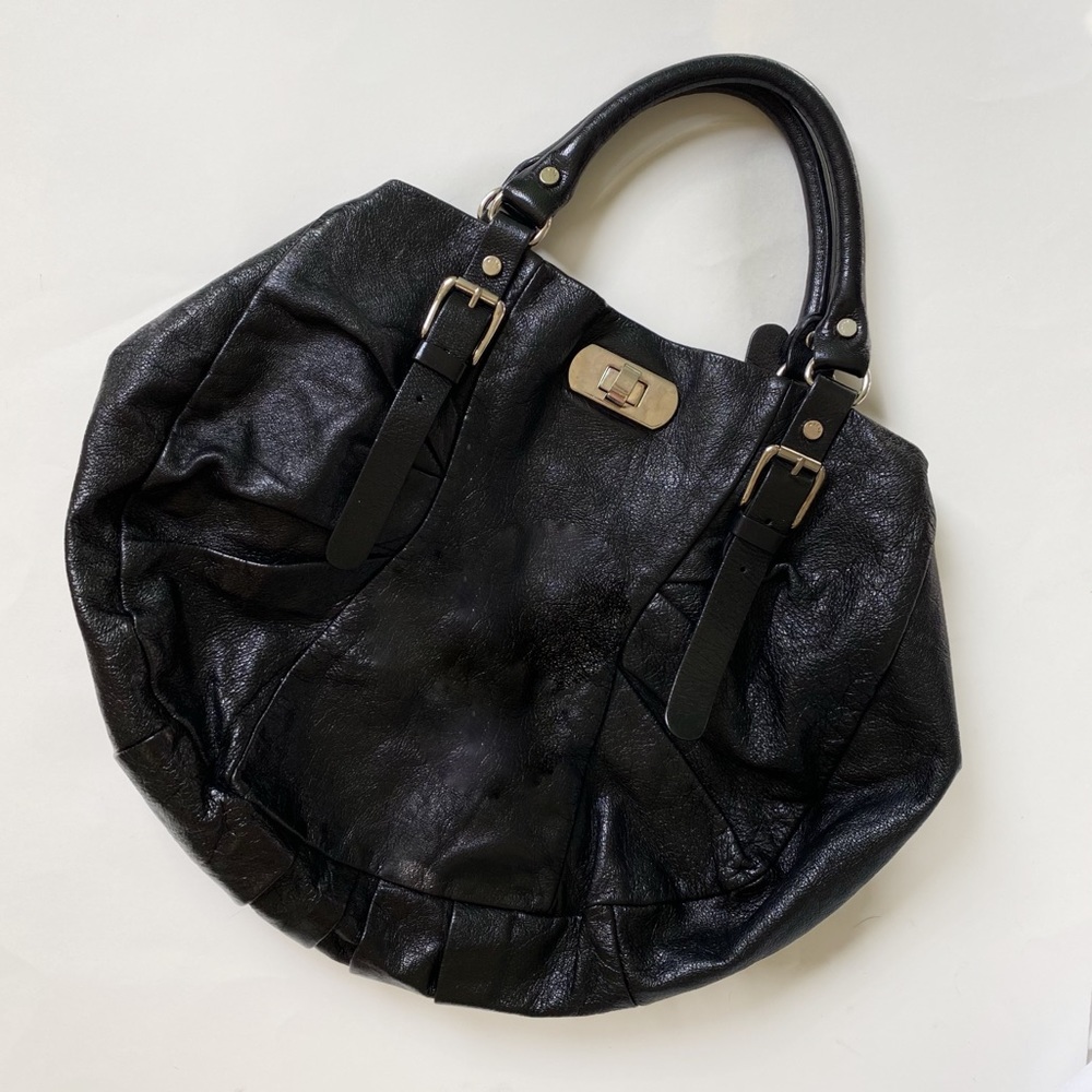 Marni Leather Hobo Shoulder Bag